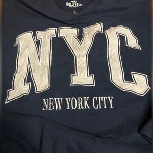 NYC embroidered Sweater from Hollister